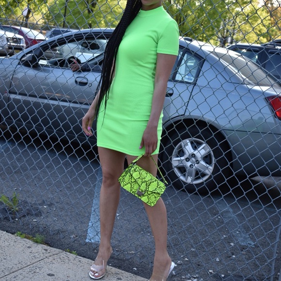 Neon Chic Mini Dress - Picture 6 of 6